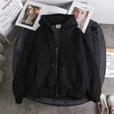 Voguable Zip Hoodie Sweatshirt with Zipper Sweatshirts for Boys Men's Cardigan Male Couple Clothes Korean Streetwear Hip Hop voguable